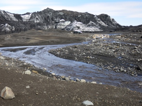 our path up to the Katla ice cave